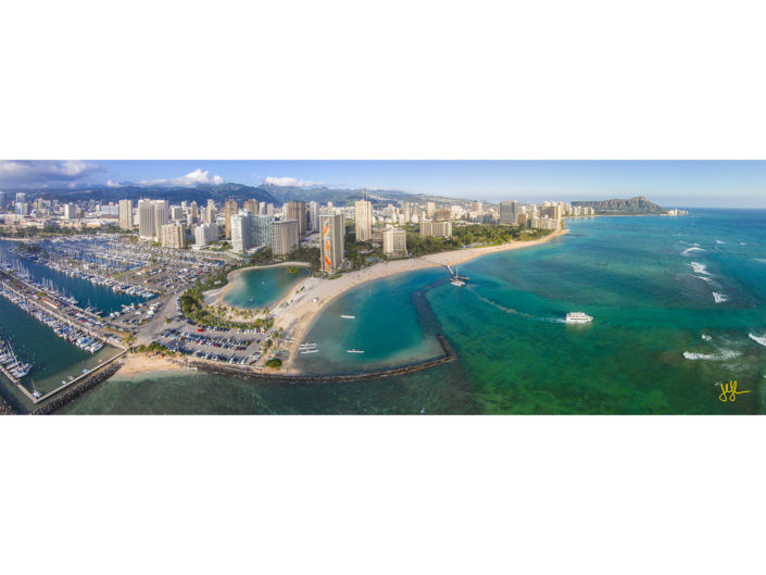 Waikiki From The Lagoons To Diamond Head